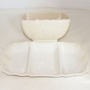 Lenox Butler's Pantry Gourmet Earthenware, Vintage Serveware Set